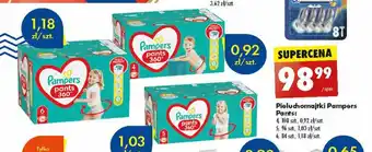 Biedronka Pieluchomajtki Pampers Pants 84-108szt. oferta