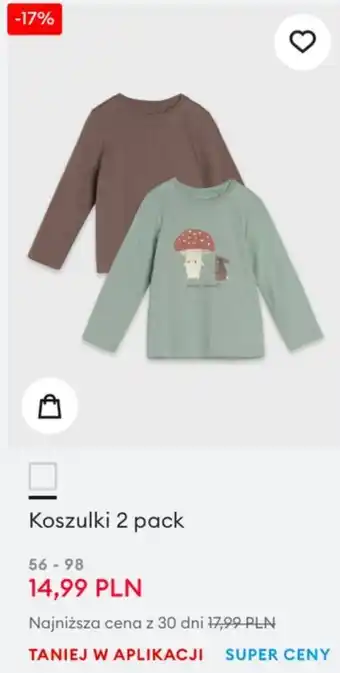 Sinsay Koszulki 2-pack oferta