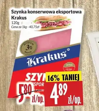 Hala Wola Szynka konserwowa eksportowa Krakus 120g oferta