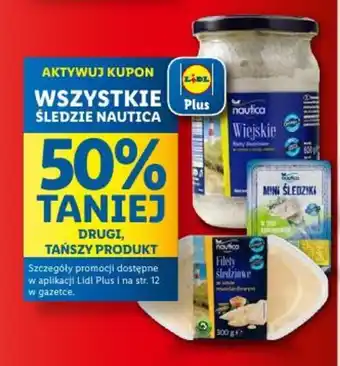 Lidl WSZYSTKIE ŚLEDZIE NAUTICA oferta