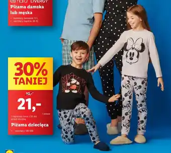 Lidl Piżama dziecięca oferta