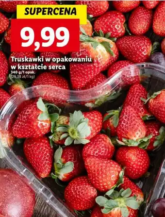 Lidl Truskawki w opakowaniu w kształcie serca 340 g oferta