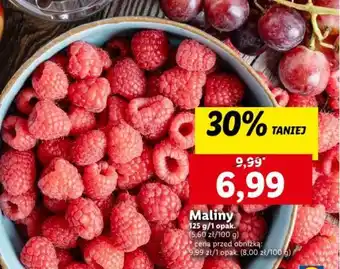 Lidl Maliny 125 g oferta
