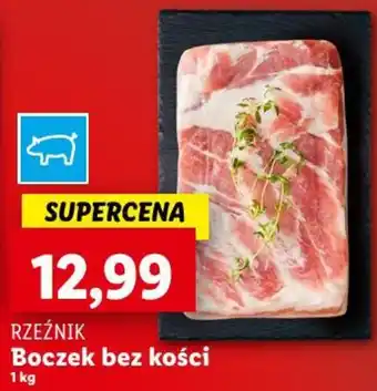 Lidl RZEŹNIK Boczek bez kości 1kg oferta