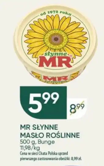 Chata Polska MR SŁYNNE MASŁO ROŚLINNE 500 g oferta