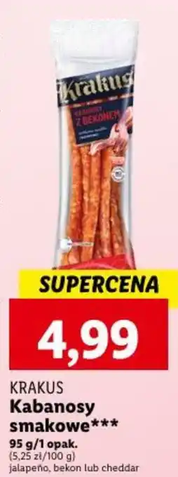 Lidl KRAKUS Kabanosy smakowe 95 g oferta