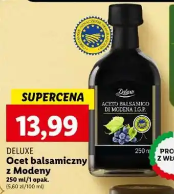 Lidl DELUXE Ocet balsamiczny z Modeny 250ml oferta