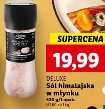 Lidl DELUXE Sól himalajska w młynku 420 g oferta