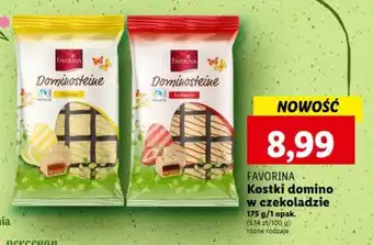 Lidl FAVORINA Kostki domino w czekoladzie 175 g oferta