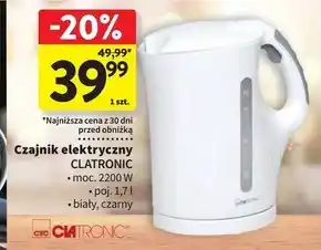 Intermarche Czajnik elektryczny Clatronic oferta
