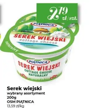 Społem Piątnica Serek wiejski naturalny 200 g oferta