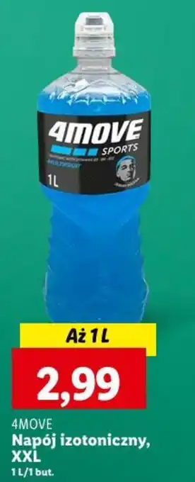 Lidl 4MOVE Napój izotoniczny XXL 1L oferta