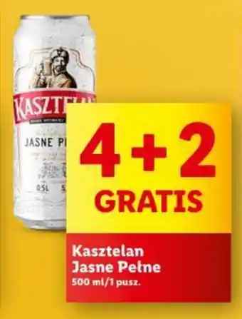 Lidl Kasztelan Jasne Pełne 500 ml oferta