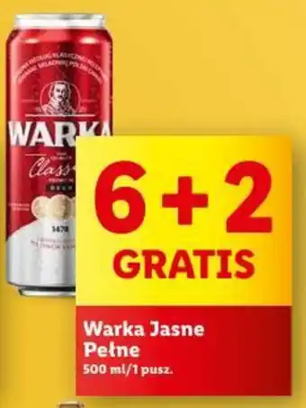 Lidl Warka Jasne Pełne 500 ml oferta