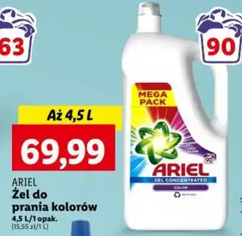 Lidl ARIEL Żel do prania kolorów 4,5l oferta