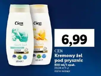Lidl CIEN Kremowy żel pod prysznic 500 ml oferta