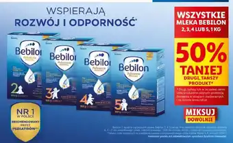 Lidl WSZYSTKIE MLEKA BEBILON 2 3 4 LUB 5 1 KG oferta