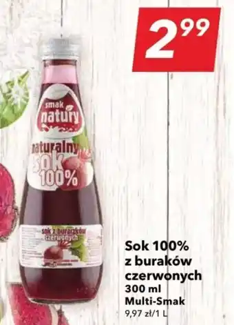 Lewiatan Multi Smak Sok 100% z buraków czerwonych 300 ml oferta