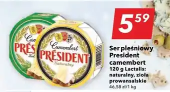Lewiatan Lactalis Ser pleśniowy President camembert 120 g oferta