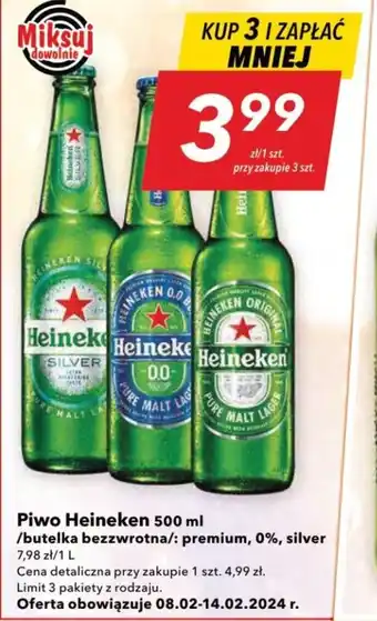 Lewiatan Piwo Heineken 500 ml oferta