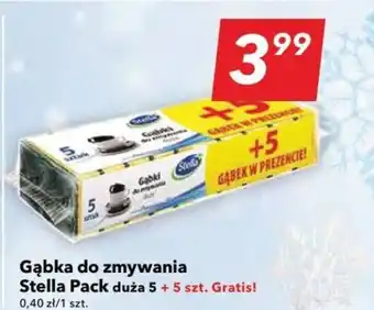 Gąbka do zmywania Stella Pack duża 5 + 5 szt.