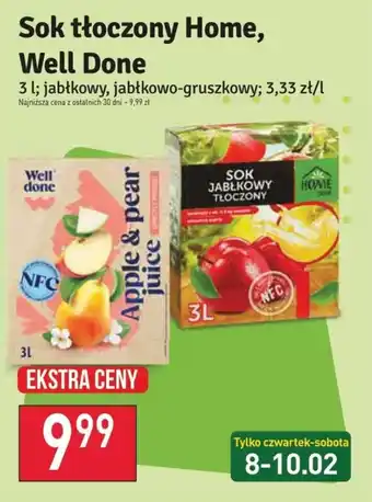 Stokrotka Market Sok tłoczony Home, Well Done 3 l oferta
