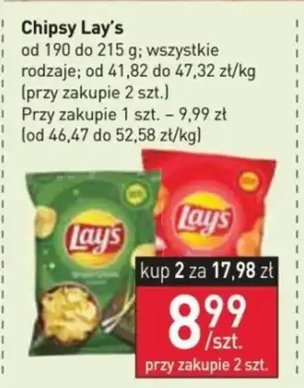 Stokrotka Market Chipsy Lay's 190-215 g oferta