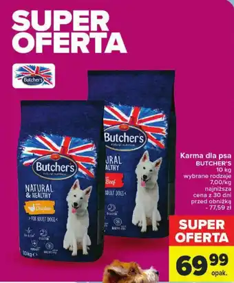 Carrefour Market Karma dla psa BUTCHER'S 10 kg oferta