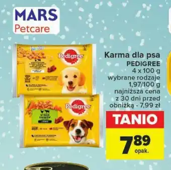 Carrefour Market Karma dla psa PEDIGREE 4 x 100 g oferta