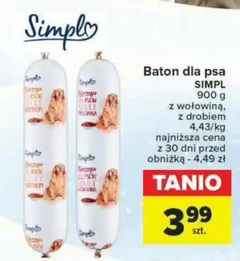 Carrefour Market Baton dla psa SIMPL 900 g oferta
