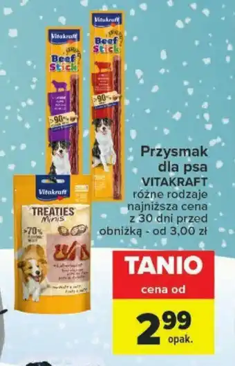 Carrefour Market Przysmak dla psa VITAKRAFT oferta
