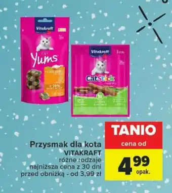 Carrefour Market Przysmak dla kota VITAKRAFT oferta
