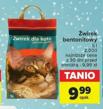 Carrefour Market Żwirek bentonitowy 5 l oferta
