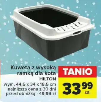 Kuweta z wysoką ramką dla kota HILTON