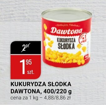 bi1 Kukurydza słodka Dawtona 400g oferta