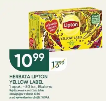 Chata Polska HERBATA LIPTON YELLOW LABEL oferta