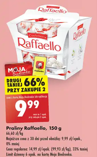 Biedronka Praliny Raffaello 150 g oferta