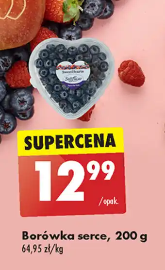 Biedronka Borówka serce 200 g oferta