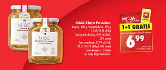 Biedronka Miód Złota Pasieka 400-470g oferta