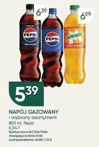 Chata Polska NAPÓJ GAZOWANY 850 ml oferta