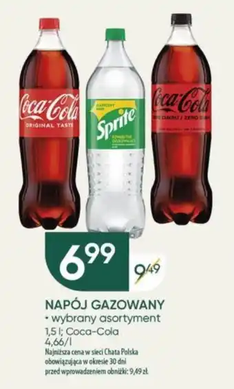 Chata Polska NAPÓJ GAZOWANY 1,5 l oferta