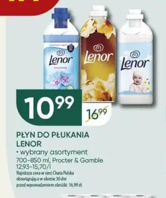 Chata Polska PŁYN DO PŁUKANIA LENOR 7000-850 ml oferta