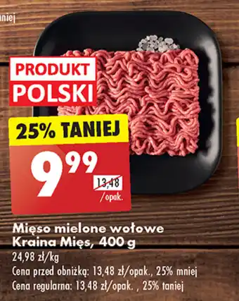 Biedronka Mięso mielone wołowe Kraina Mięs 400 g oferta