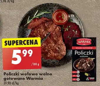 Biedronka Policzki wołowe wolno gotowane Warmia 100g oferta