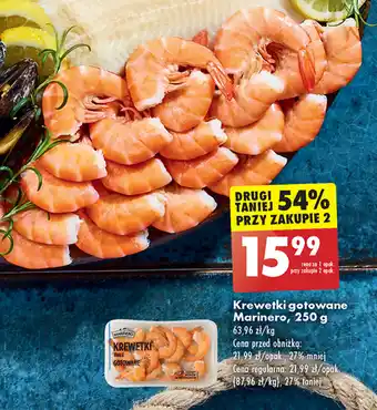 Biedronka Krewetki gotowane Marinero 250 g oferta