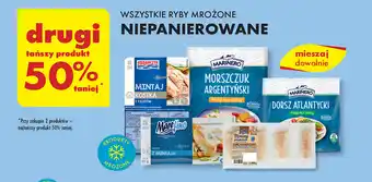 Biedronka WSZYSTKIE RYBY MROŻONE NIEPANIEROWANE oferta