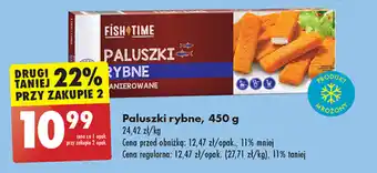 Biedronka Paluszki rybne 450 g oferta