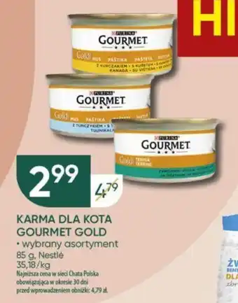 Chata Polska KARMA DLA KOTA GOURMET GOLD 85 g oferta