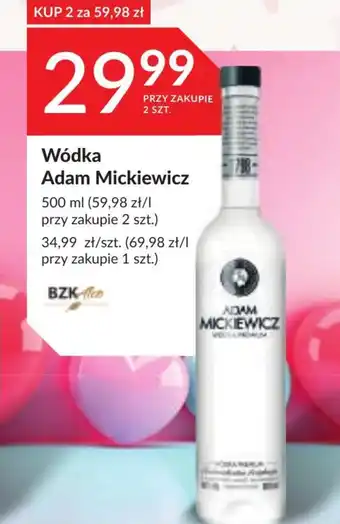 Stokrotka Wódka Adam Mickiewicz oferta