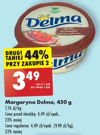 Biedronka Margaryna Delma 450 g oferta